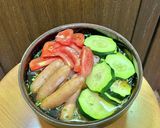 ズッキーニとシャウエッセンの冷しラーメン作り方8写真