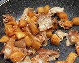 豚肉とカクテキ炒め作り方4写真