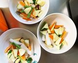 根菜茄子きな粉オイトマト味温野菜サラダ作り方4写真
