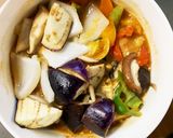 根菜茄子きな粉オイトマト味温野菜サラダ作り方14写真