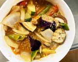 根菜茄子きな粉オイトマト味温野菜サラダ作り方15写真
