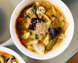 根菜茄子きな粉オイトマト味温野菜サラダ作り方18写真