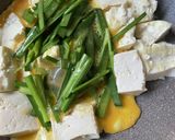 ニラたま豆腐作り方3写真