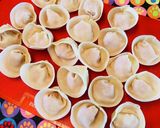 ぎゅっと手を繋いで＼ネギポン／一口水餃子作り方5写真