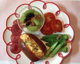 オクラ半分にして焼いただけ作り方6写真