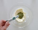 青汁レモンレアチーズケーキ作り方3写真