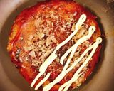 オートミールで作るふわふわお好み焼き作り方7写真
