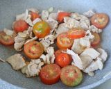 豚肉とイタリアントマトのガーリック炒め作り方5写真