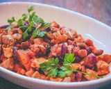 63℃低温調理 豚ヒレ肉のポークビーンズ作り方25写真