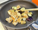 鶏胸肉となすのさっぱり炒め作り方6写真