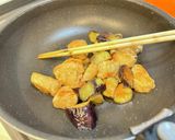 鶏胸肉となすのさっぱり炒め作り方7写真