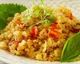 夏休み！炊飯器！お手軽☆トマトごはん作り方6写真