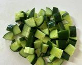 梅干しときゅうりのサラダ作り方1写真