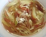 きゅうりとオクラの味噌汁作り方3写真
