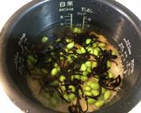 枝豆と昆布の佃煮の炊き込みご飯作り方3写真