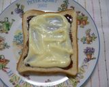 りんごカスタードチョコのせトースト作り方3写真