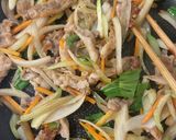 簡単♪豚肉とミョウガの味噌炒め作り方4写真