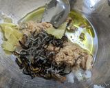簡単！レモンと塩昆布とオクラの冷製パスタ作り方1写真
