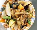 洋風上海風焼きそば味豚こま大根青椒肉絲風作り方14写真