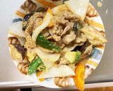 きな粉コク旨味噌炒味豚こま大根青椒肉絲風作り方14写真