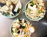 肉無チクワ簡単きな粉ごま味噌坦々野菜炒め作り方11写真