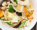 肉無チクワ簡単きな粉ごま味噌坦々野菜炒め作り方14写真