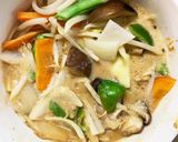 肉無チクワ簡単きな粉ごま味噌坦々野菜炒め作り方15写真
