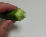 簡単！オクラのガク取り！作り方3写真