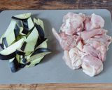 ☆簡単☆鶏肉となすの味噌マヨ作り方1写真