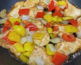 やわらかチキンと彩り野菜の中華炒め作り方6写真