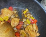 やわらかチキンと彩り野菜の中華炒め作り方7写真