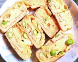 枝豆入り卵焼き作り方1写真