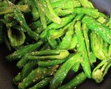 ☆ししとうの味噌ピーナッツ炒め☆作り方3写真