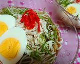 夏におススメ！【冷製、鶏ささみうどん】作り方3写真