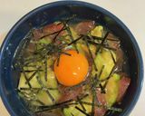 アボカドとマグロのユッケ作り方2写真