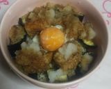 鶏からと揚げなすのおろしポン酢丼作り方5写真