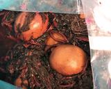 カリカリ梅とワカメの炊き込みご飯作り方1写真