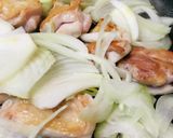鶏もも肉のあまからチーズ炒め作り方2写真