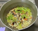 具だくさん！しじみと野菜の味噌豆乳スープ作り方7写真