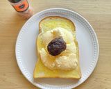 アイスクリームトースト♡あんこ乗せ作り方5写真