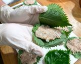 夏にぴったり！大葉と梅の爽やかはさみ揚げ作り方5写真