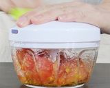 ぶんぶんで一瞬☆トマトの冷製スープ作り方3写真