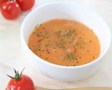ぶんぶんで一瞬☆トマトの冷製スープ作り方4写真
