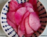 赤しそ梅酢漬け大根と生姜作り方5写真