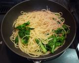 ホタルイカと菜の花の青海苔パスタ作り方10写真