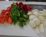 ラクラクッカ―で酢豚作り方1写真