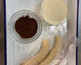 チョコバナナシェイク作り方1写真