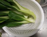 青梗菜（チンゲンサイ）の胡麻和え作り方1写真