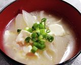 ベーコンと大根の中華粥風スープ作り方6写真