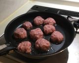 中華風ハンバーグ作り方5写真
